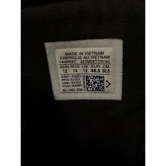 Converse Chuck Taylor All Star High Tops Mens 12 Women's 14 High Tops Sneakers‎ - Picture 9 of 10